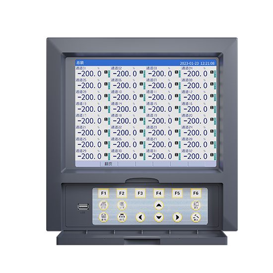 彩乐园MIK-R8000D 1-40路 10.4英寸 彩屏 无纸记录仪 USB